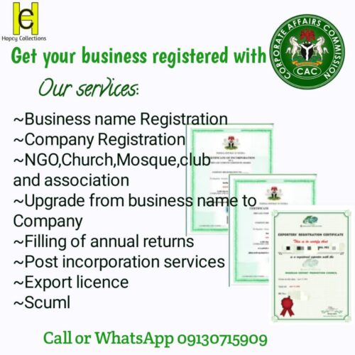 Business Registration In Nigeria