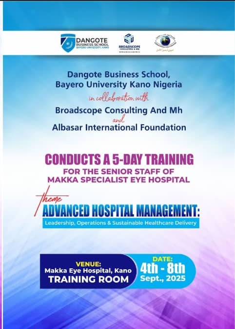 ADVANCED HOSPITAL MANAGEMENT- LEADERSHIP, OPERATIONS & SUSTAINABLE HEALTH CARE DELIVERY